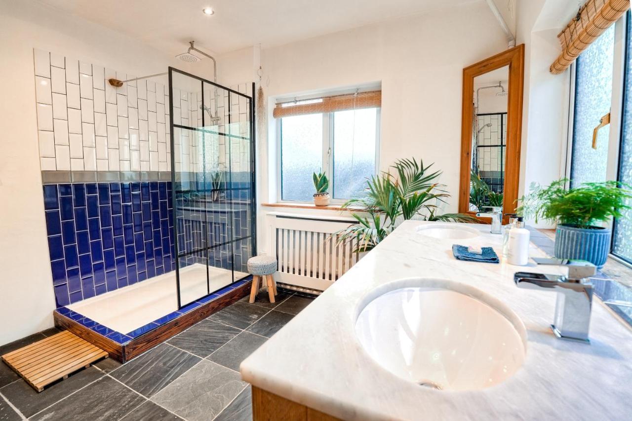 Spacious Sea-View Apt. Overlooking St Ives Bay Gwithian Bagian luar foto